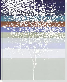 Hardcover White Tree Lined Journal Book