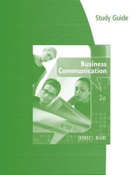 Paperback Study Guide for Means' Business Communication, 2nd Book