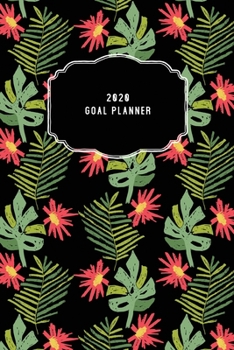 Paperback 2020 Goal Planner: 2020 Dated Goal Planner Focus Weekly Monthly Book