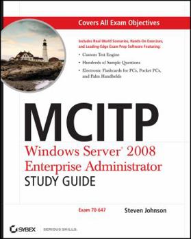 Paperback MCITP: Windows Server 2008 Enterprise Administrator [With CDROM] Book