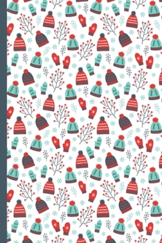 Winter Notebook: 6x9 | 120 Graph Pages 5x5, Perfect Bound | Daily Graph | Graph Paper Composition Notebook | Grid notebook to Draw, Write, Journal, ... make lists, College Mate Cover (Christmas)