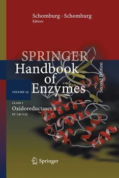 Paperback Springer Handbook of Enzymes Volume 25: Class 1 Oxidoreductases X EC 1.9 - 1.13 Book