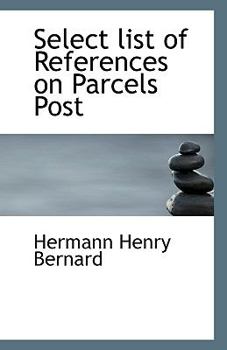 Paperback Select list of References on Parcels Post Book