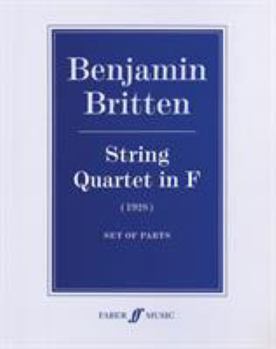 Paperback String Quartet in F: Parts Book