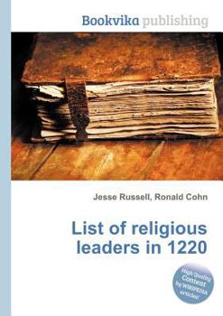 Paperback List of Religious Leaders in 1220 Book