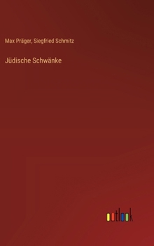 Hardcover Jüdische Schwänke [German] Book