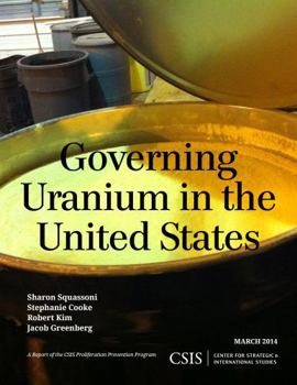 Paperback Governing Uranium in the United States Book