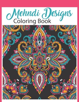 Paperback Mehndi Designs coloring book