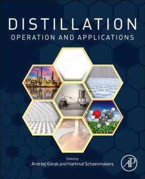 Hardcover Distillation: Operation and Applications Book