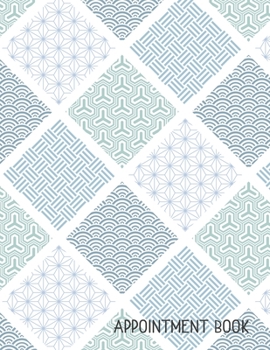 Appointment Book: Featuring daily weekly calendar with 15 minute hourly intervals (7am-9pm) for scheduling, Hair Stylists, Salons, and Nail Salons. (checkered)