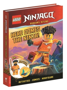 Hardcover Legoâ(r) Ninjagoâ(r) Here Comes the Ninja! (with Arin Minifigure and Dragon Mini-Build) Book