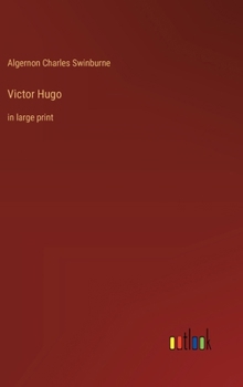 Hardcover Victor Hugo: in large print Book