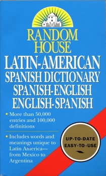 Mass Market Paperback Random House Latin-American Spanish Dictionary: Spanish-English, English-Spanish Book