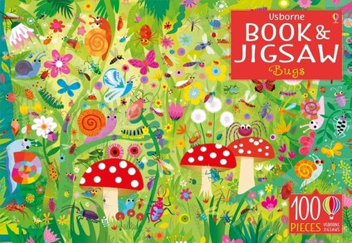 Paperback Usborne Book and Jigsaw Bugs Book