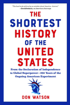 Paperback The Shortest History of the United States: From the Declaration of Independence to Global Superpower - 250 Years of the Ongoing American Experiment Book