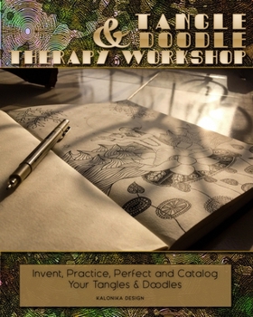 Paperback Tangle & Doodle Therapy Workshop Book