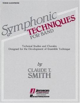 Sheet music Symphonic Techniques - BB Tenor Sax Book