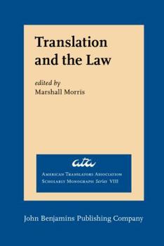 Hardcover Translation and the Law Book