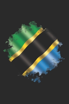 Paperback Tanzania Notebook: Tanzania Notebook - college book - diary - journal - booklet - memo - composition book - 120 sheets - Dot Grid paper 6 Book