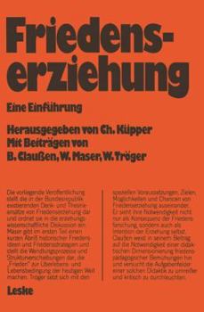 Paperback Friedenserziehung: Eine Einführung [German] Book