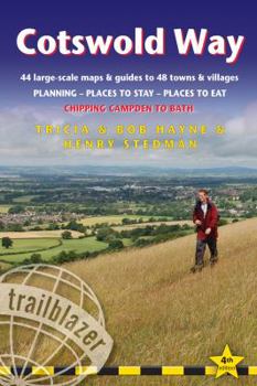 Paperback Cotswold Way: Chipping Campden to Bath - Planning, Places to Stay, Places to Eat; Includes 44 Large-Scale Walking Maps Book
