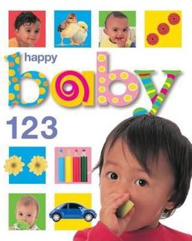 Hardcover Happy Baby: 123 Book