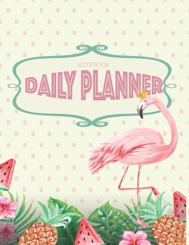 Paperback Planner notebook: Daily planner Notebook with Cute Cartoon cover Extra large (8.5 x 11) inches, 110 pages, Daily planner notebook Book