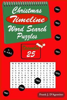 Paperback Christmas Timeline Word Search Puzzles Book