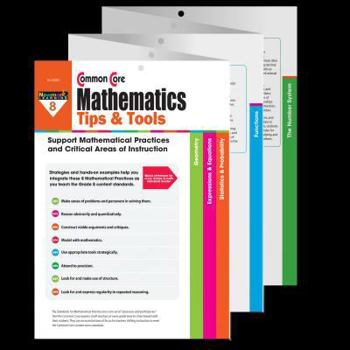 Paperback Common Core Mathematics Tips & Tools Grade 8 Teacher Resource Book