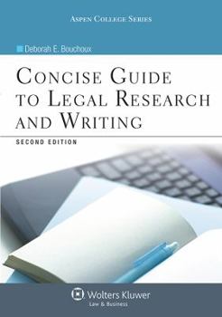 Paperback Concise Guide to Legal Research and Writing Book