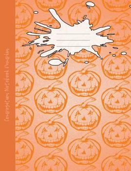 Paperback Pumpkin Composition Notebook: College Ruled Book to write in for school, take notes, for kids, teens, students, teachers, homeschool, orange Hallowe Book