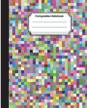 Paperback Composition Notebook: Color Abstrack Background Cover Book