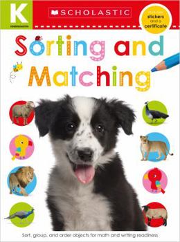 Paperback Kindergarten Skills Workbook: Matching and Sorting Book