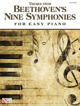 Paperback Themes from Beethoven's Nine Symphonies for Easy Piano Book