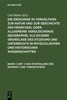 Hardcover Das Stufenland des Euphrat- und Tigrissystems [German] Book