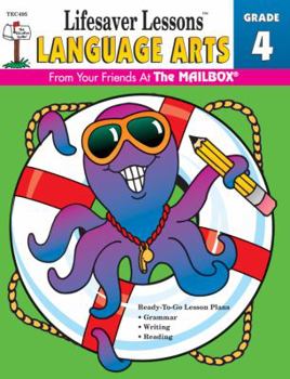 Paperback Language Arts (Lifesaver Lessons, Grade 4) Book
