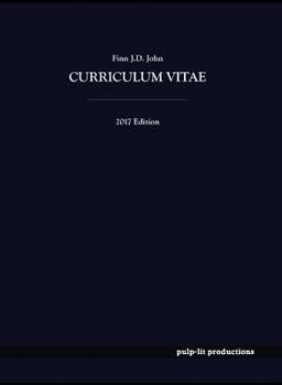 Hardcover Curriculum Vitae, Finn J.D. John: 2017 Edition Book