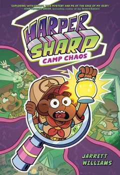 Hardcover Harper Sharp: Camp Chaos: (A Graphic Novel) Book