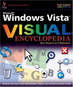 Paperback Microsoft Windows Vista Visual Encyclopedia Book