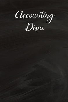 Accounting Diva: Funny Accountant Saying Blank College Lined Notebook Gift for Women 6" x 9"