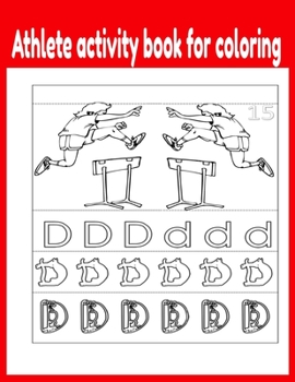 Paperback Athlete activity book for coloring Book