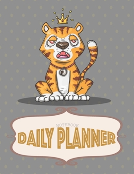 Paperback Planner notebook: Daily planner Notebook with Cute Cartoon cover Extra large (8.5 x 11) inches, 110 pages, Daily planner notebook Book