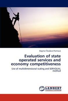 Paperback Evaluation of state operated services and economy competitiveness Book