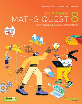 Paperback Jacaranda Maths Quest 8 Australian Curriculum, 5e Learnon and Print Book