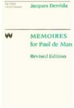 Hardcover Memoires for Paul de Man Book