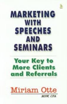 Paperback Marketing With Speeches And Seminars Book