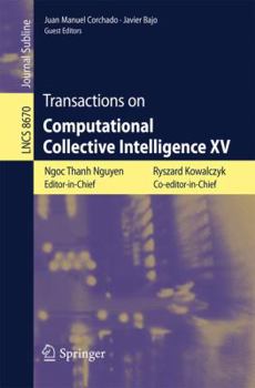 Paperback Transactions on Computational Collective Intelligence XV Book