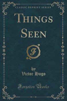 Paperback Things Seen (Classic Reprint) Book