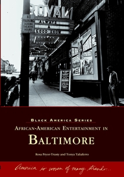 Paperback African-American Entertainment in Baltimore Book