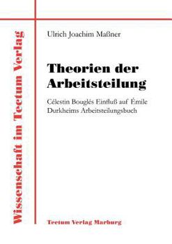 Unknown Binding Theorien der Arbeitsteilung Book